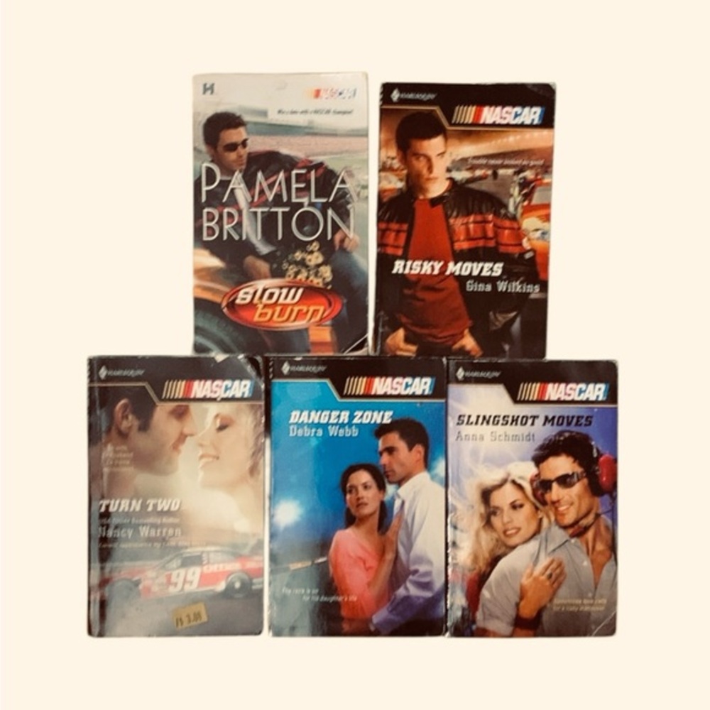 NASCAR Romance Novel Collection lot of 5 paperback novels